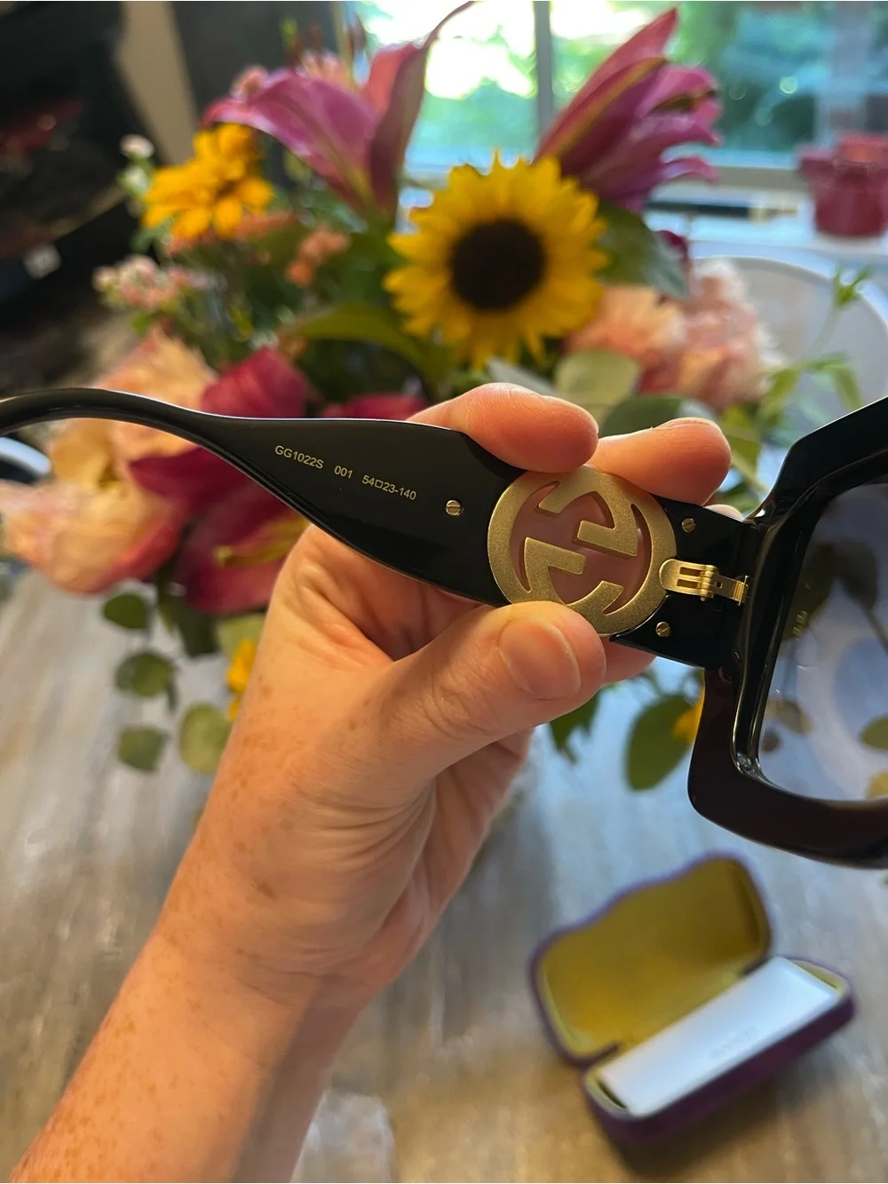 Gucci GG0053SN Oversized Square Sunglasses
